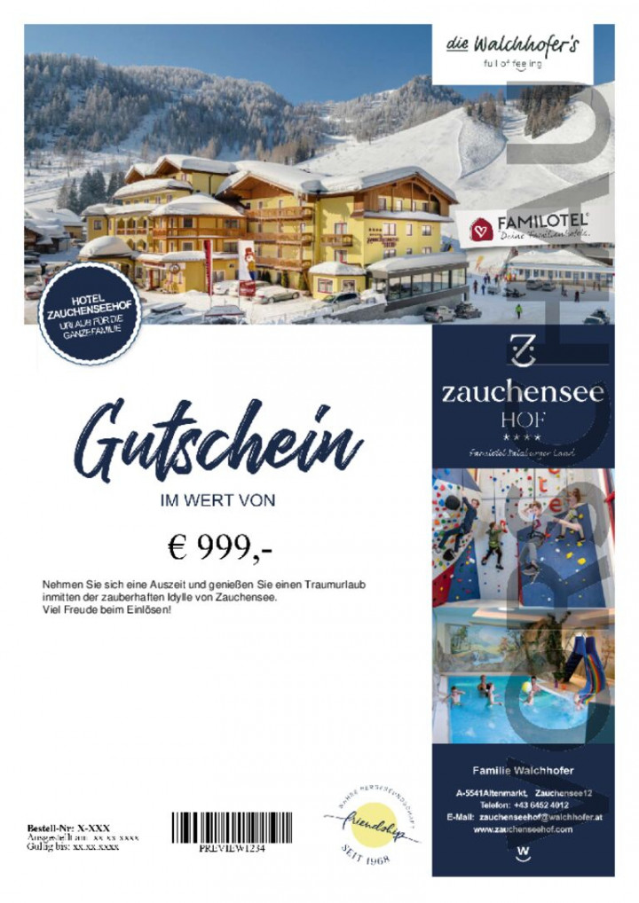Hotel Zauchenseehof Wertgutschein